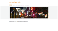 Desktop Screenshot of mikemanville.net