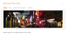 Tablet Screenshot of mikemanville.net